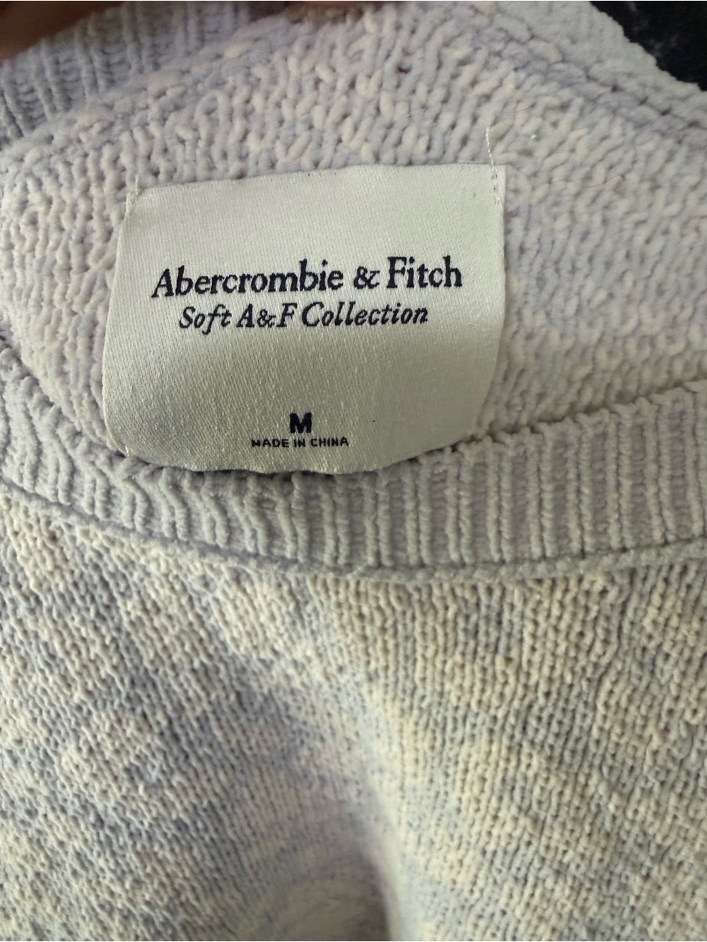 Abercrombie & Fitch Soft A&F Collection Cozy Crewneck Sweater Size Medium - Picture 6 of 10